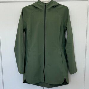 Lululemon Rain Jacket Glyde Along Softshell Green 6 - Like New